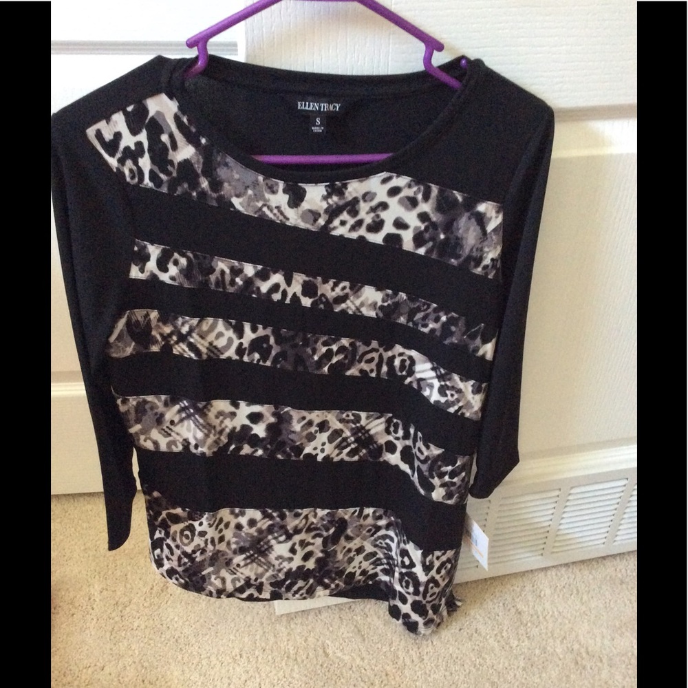 Ellen Tracy Tunic Top-NWT